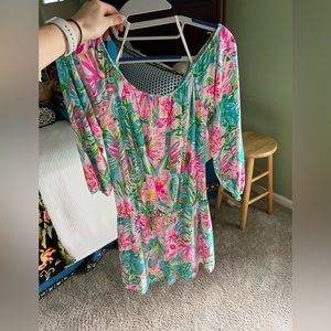 Lilly Pulitzer off the shoulder romper
